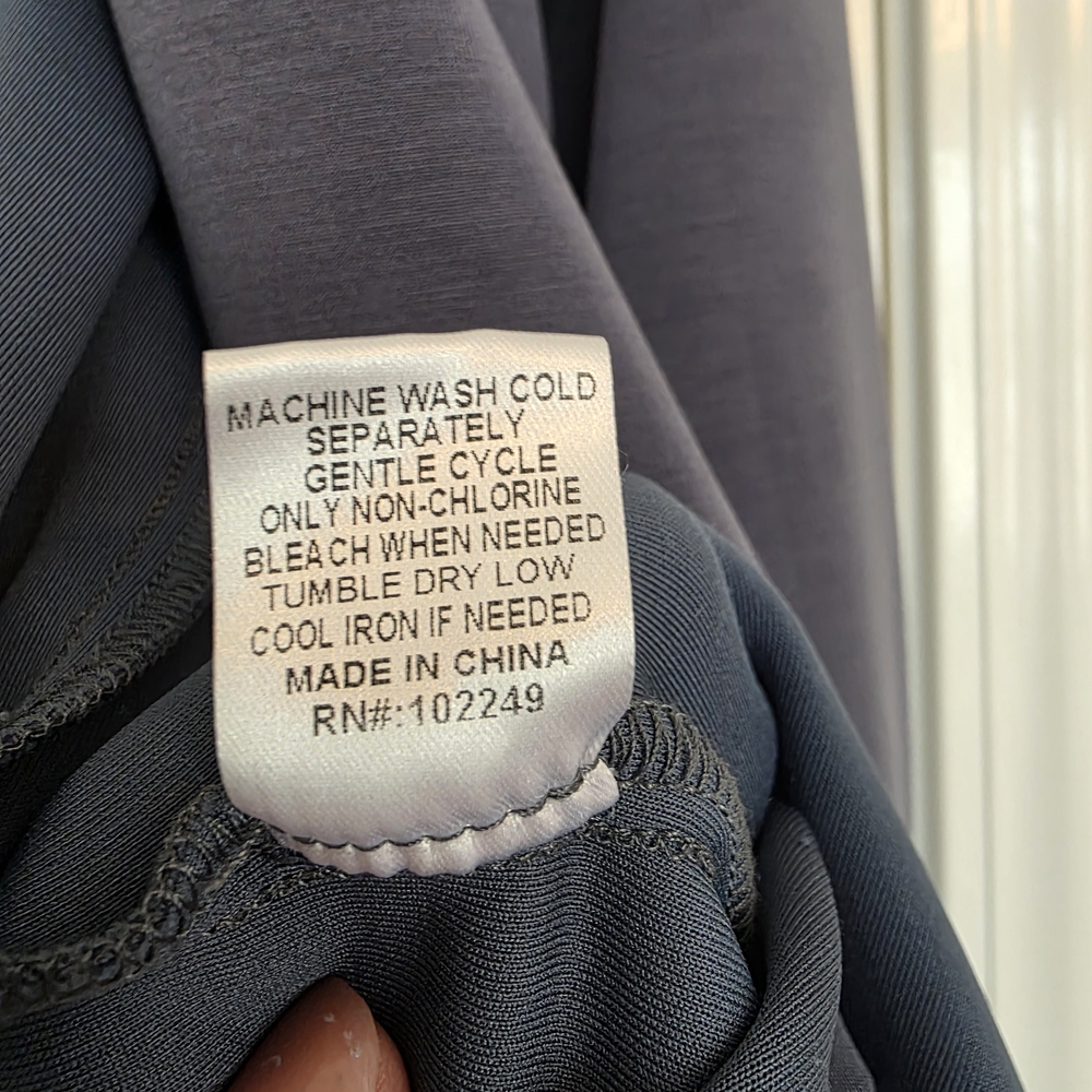 Women's Gray Open Front Jacket - Picture 8 of 9